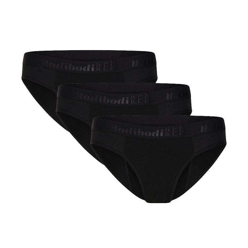 Modibodi Teen Period Underwear Hipster Bikini Moderate Absorbency 3 Pack Y10-12