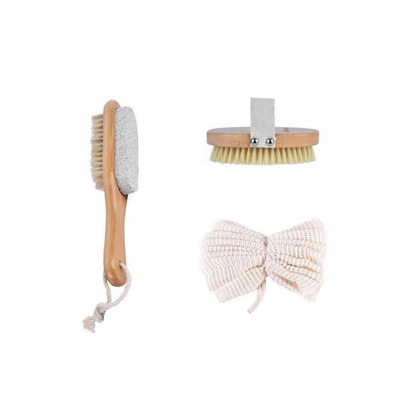 Clevinger Bath Shower Body Scrubber Brush Set product image