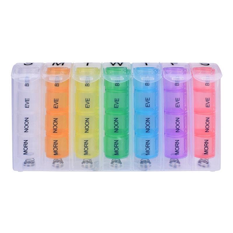Flightmode 7 Day Travel Pill Box Medicine Organiser with Individual Daily Compartment 1Unit product image