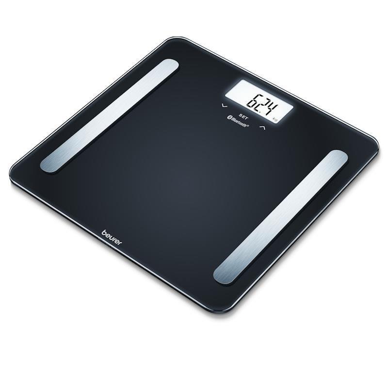 Beurer BF600B Bluetooth Glass Body Fat Scale: Pure Black 1unit product image