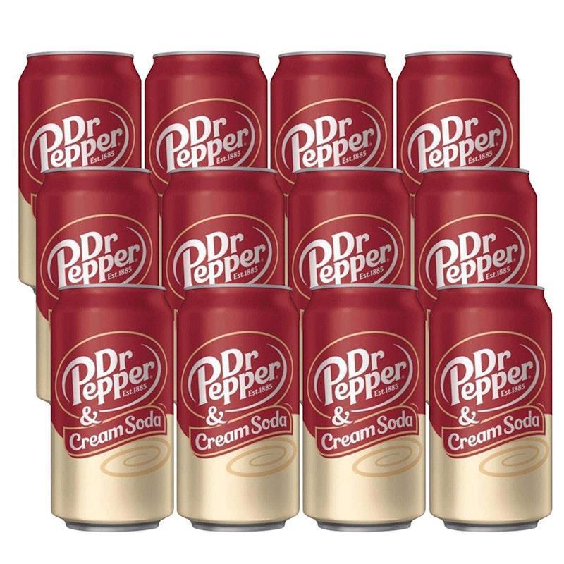 American Cans 355mL Dr Pepper Cream Soda 12Pack