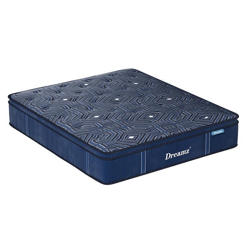 DreamZ Spring Mattress Bed Euro Top Pocket Spring Medium Firm Foam King product image