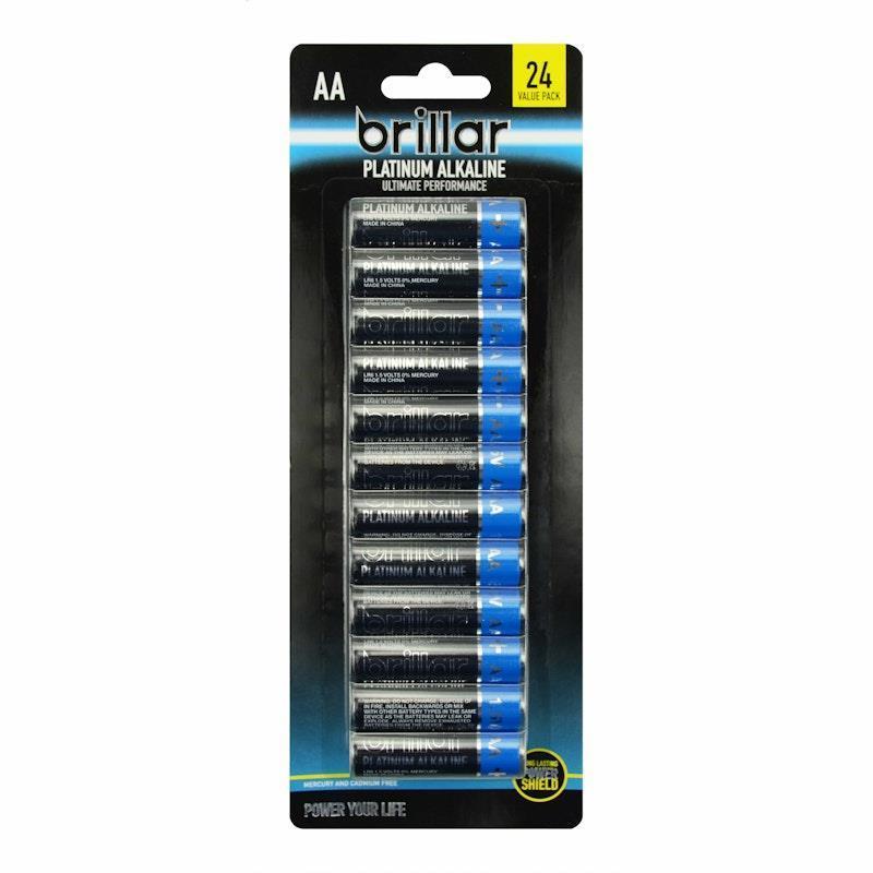 Brillar AA Platinum Alkaline Batteries 2 x 24Pack product image