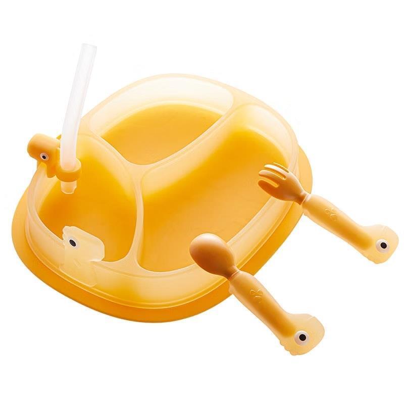 Bc Babycare Silicone Suction Plate Orange product image