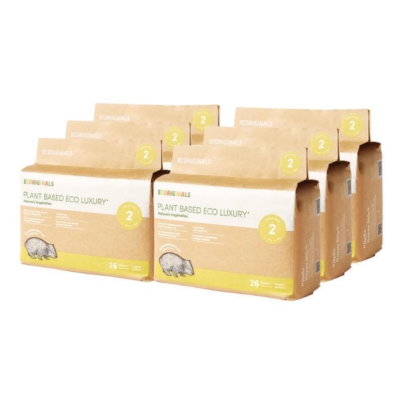 Ecoriginals 6 Packs of Nappies Infant (5-8kg)