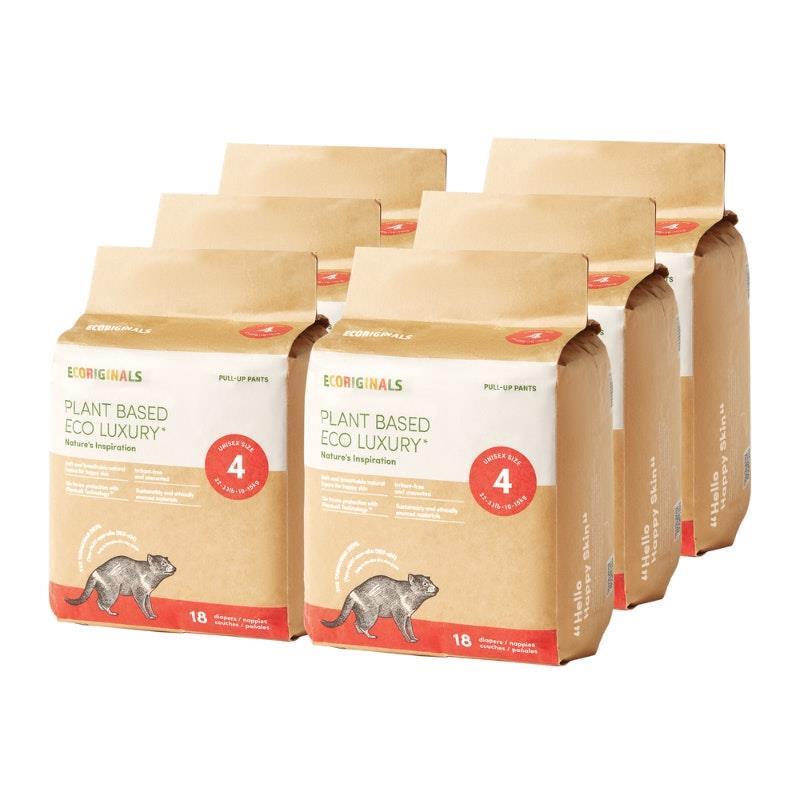 Ecoriginals 6 Packs of Nappies Toddler Nappy Pants (10-15kg) product image