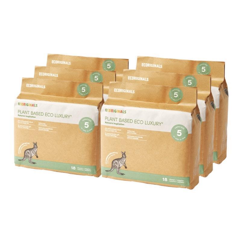 Ecoriginals 6 Packs of Nappies Walker (12-18kg)