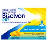 Bisolvon Dry Cough Pastilles Honey Lime 20 Pack