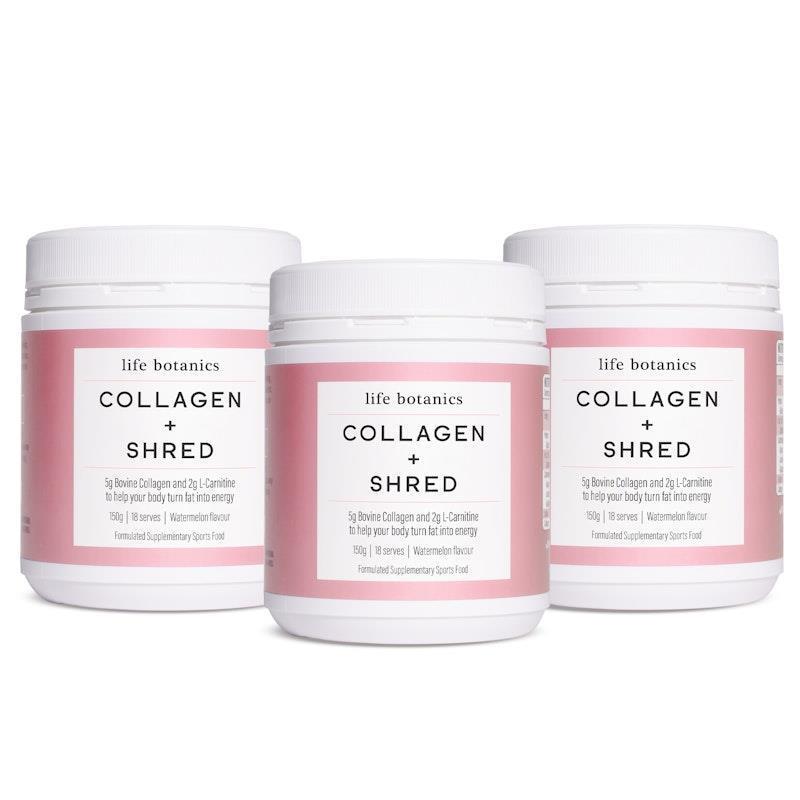 Life Botanics Collagen Shred Powder 3x150g Pack product image