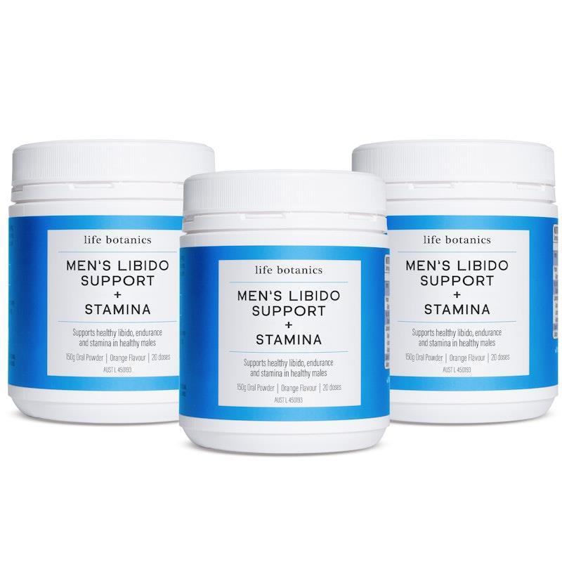Life Botanics Men’s Libido Powder 3x150g Pack