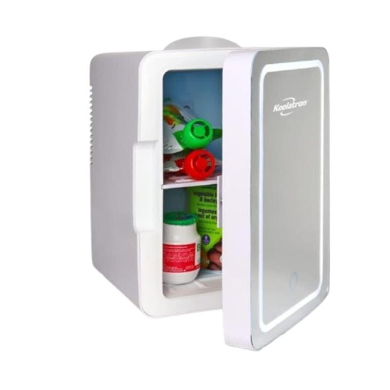 Koolatron Portable Cosmetic Mini Fridge Silver 6 Litre product image