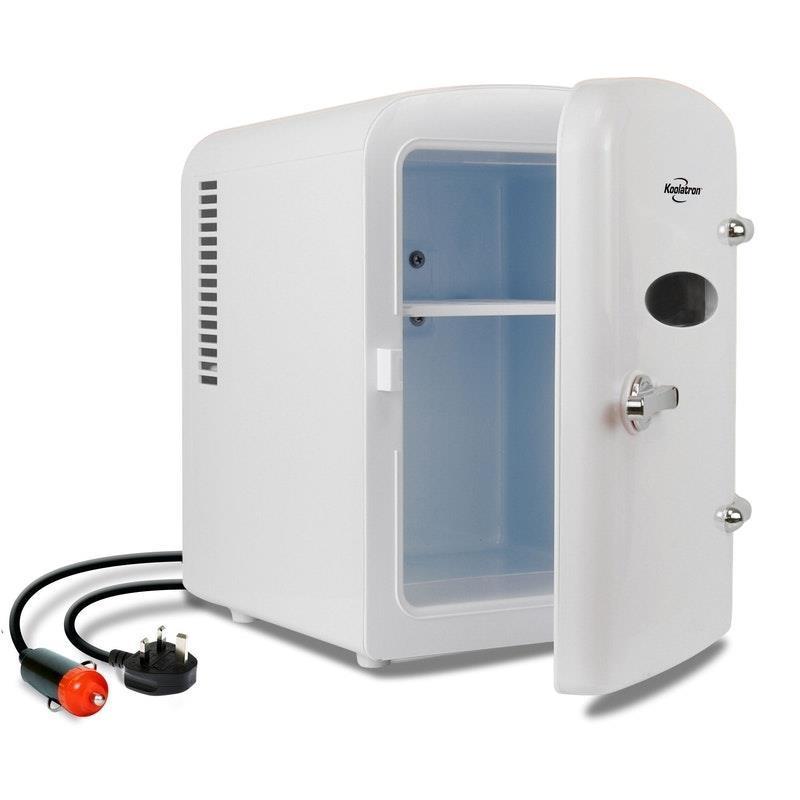 Koolatron Portable Mini Fridge White 4 Litre