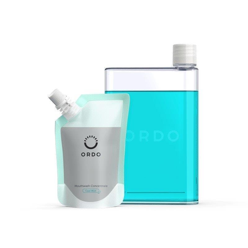 ORDO Reusable Mouthwash Bottle & Concentrate Bundle product image