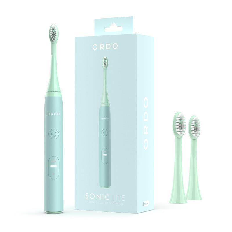 ORDO Sonic Lite Toothbrush & 2x Brush Head Bundle Sage