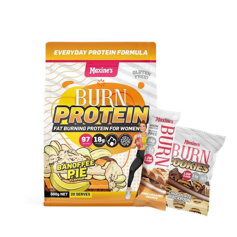 Maxine's Burn Protein Starter 500g - Banoffee Pie Bundle