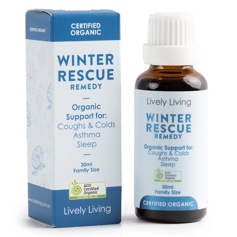 Lively Living Winter Rescue Organic 30ml Family Size 1unit product image