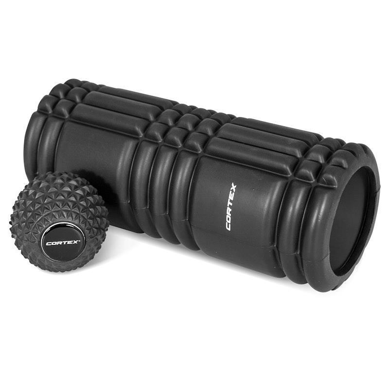 CORTEX GridSoft EPP Foam Roller & Massage Ball Set (33cm) Set