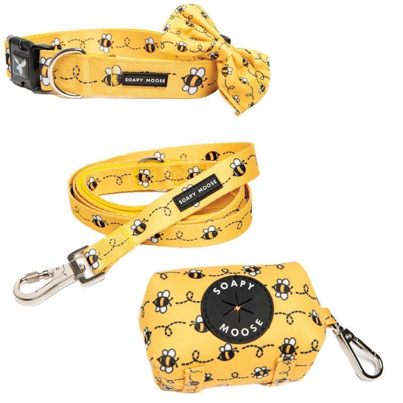Soapy Moose Extra Small Dog Collar, Lead & Poop Bag Pack product image