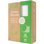 Natural Beauty Cotton Rounds 200 Pack