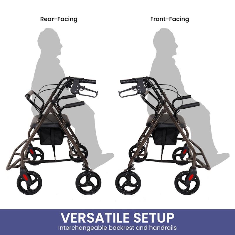 Buy Orthonica Aluminum Rollator Walker Grey Online at Chemist Warehouse®