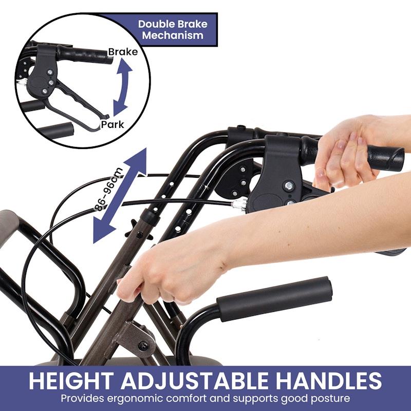 Buy Orthonica Aluminum Rollator Walker Grey Online at Chemist Warehouse®