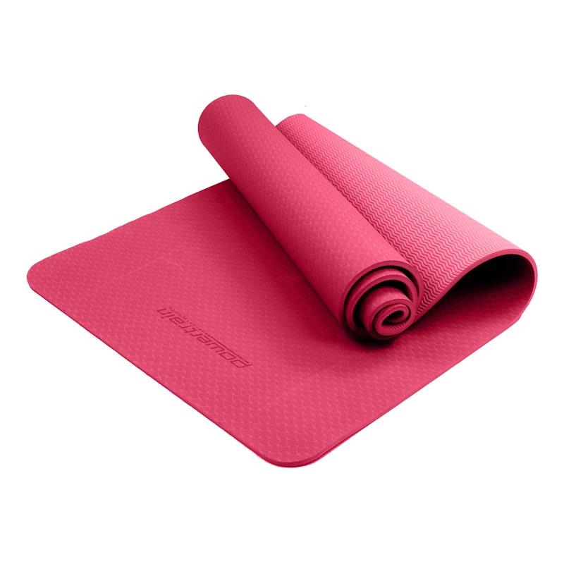 The Workout Mat 6mm ピンク Buy Powertrain TPE Yoga Pilates Exercise Mat 6mm Rose Pink online