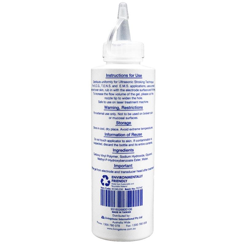 Buy Livingstone Conductive Gel Lubricating Easy Squeeze Bottle 250ml online at Chemist Warehouse Buy Livingstone Conductive Gel Lubricating Easy Squeeze Bottle 250ml online at Chemist Warehouse