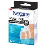 Nexcare Max Hold Waterproof Bandages Assorted 12 Pack