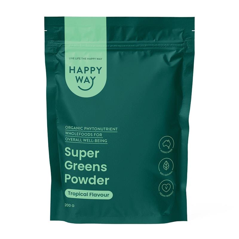Happy Way Super Greens Powder 200g product image