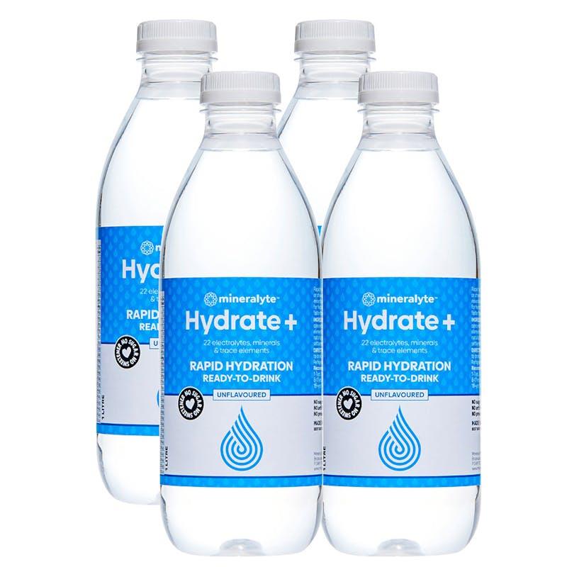 Mineralyte Hydrate+ Ready to Drink Unflavoured 1Litre 4Pack product image