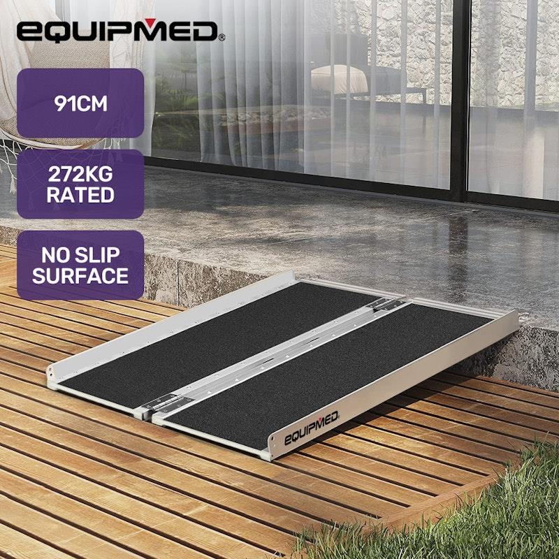 Medical Ramp Portable Buy Equipmed 91cm Portable Folding Aluminium Access Ramp Black Online ...