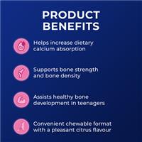 Ostelin Vit D & Calcium 120 Chewable Tablets
