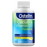 Ostelin Vit D & Calcium 120 Chewable Tablets