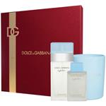 Dolce & Gabbana For Women Light Blue 50ml & Travel Spray 2 Piece Set