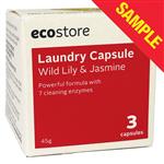 Sample Ecostore Wild Lily & Jasmine Laundry Capsule - 45g