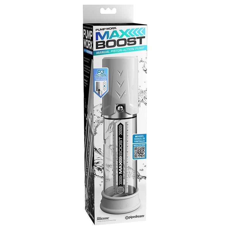 Pipedream Pump Worx Max Boost White
