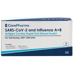 Corepharma SARS-CoV-2 And Influenza A+B Antigen Combo Rapid Test (Nasal Swab) 5 Pack