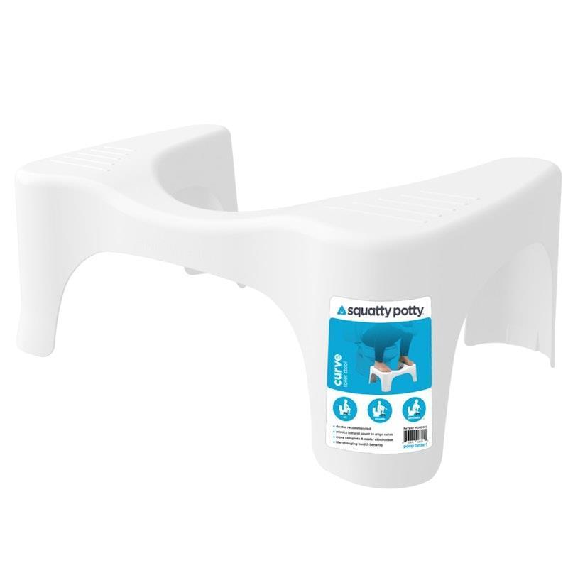 Squatty Potty Curve Stool 7 Inch White product image
