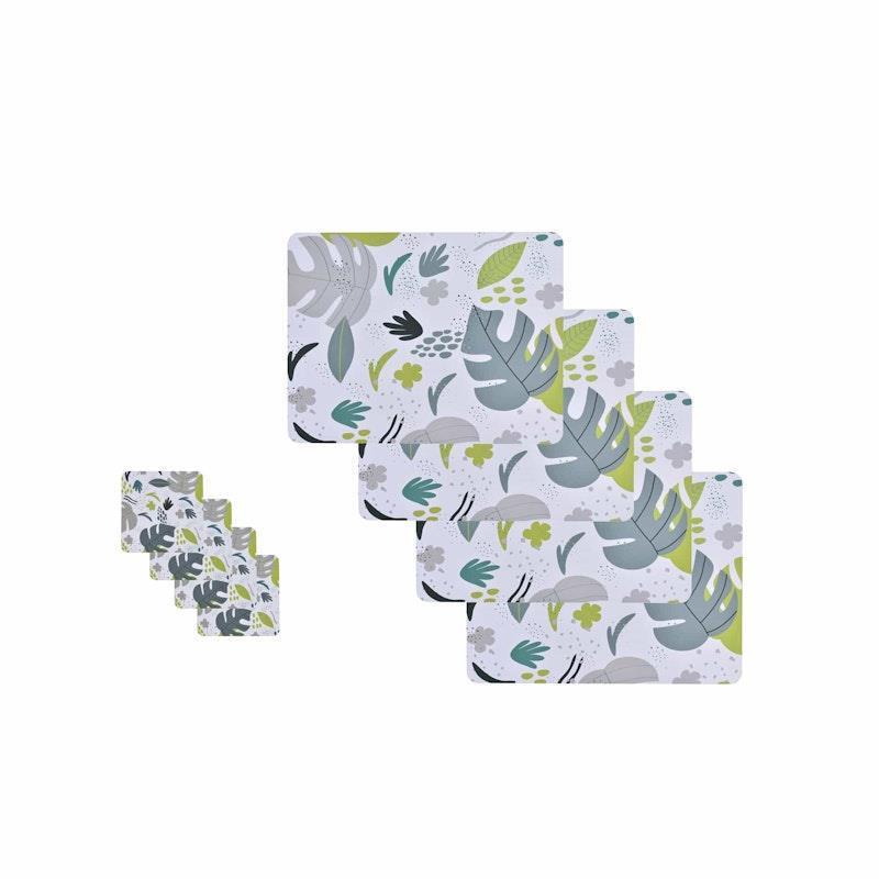 Clevinger MDF Placemats and Coasters Monstera 8 Pieces product image