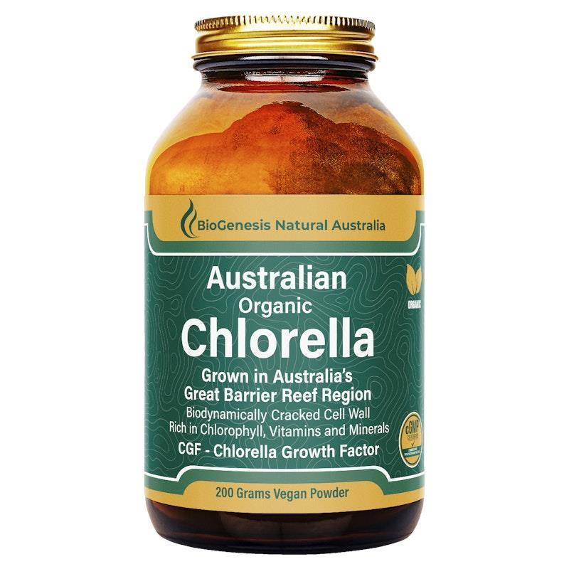 BioGenesis Australian Organic Chlorella Powder 200g product image