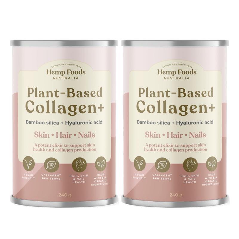 Hemp Foods Australia Plant-Based Collagen+ 240g Twin Pack product image