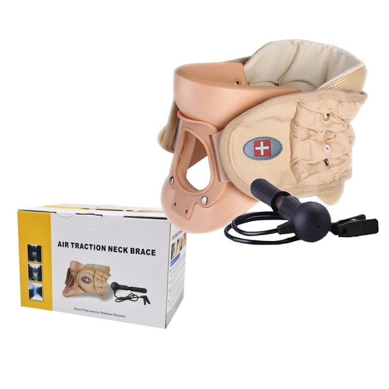 Caremax Cervical Collar Air Traction Neck Brace Belt with Pump 1Unit