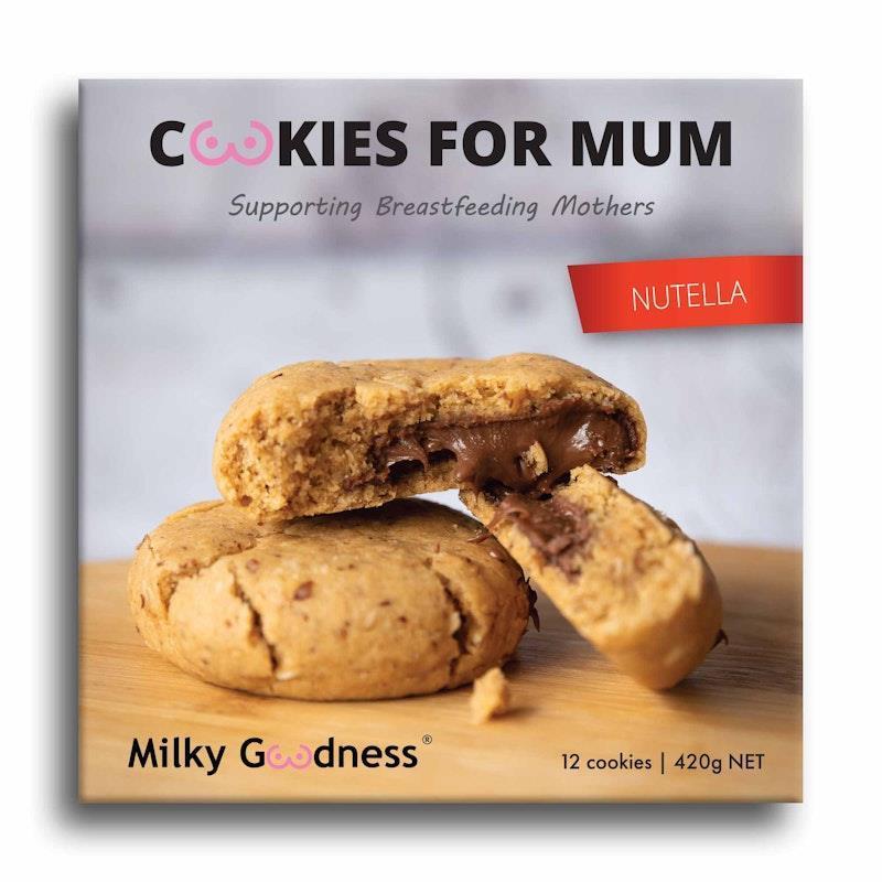 Milky Goodness Nutella Lactation Cookies 12Pack