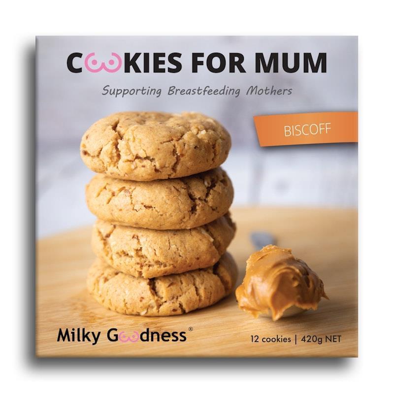 Milky Goodness Biscoff Lactation Cookies (Dairy Free) 12Pack