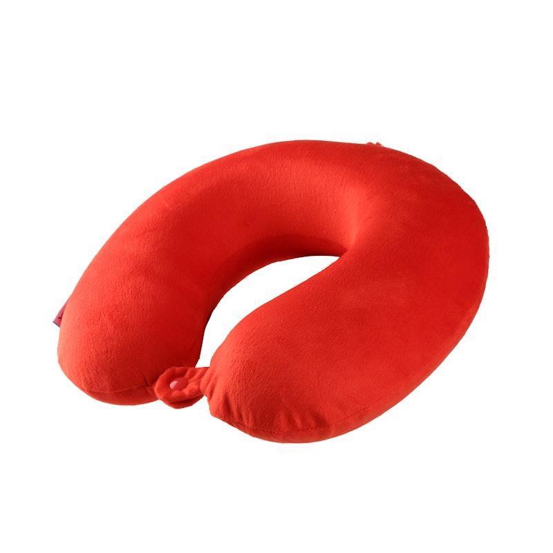 Laser Memory Foam Neck Pillow Red product image