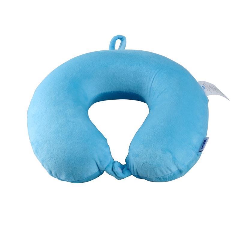 Laser Memory Foam Neck Pillow Blue