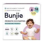 Bunjie Probiotic Eco Nappies Size 4, 10-14kg, 18 Pack