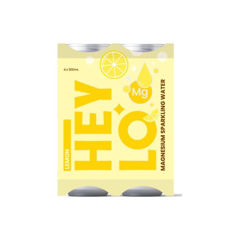 Heylo Magnesium Sparkling Water - Calm - Lemon 4x300ml