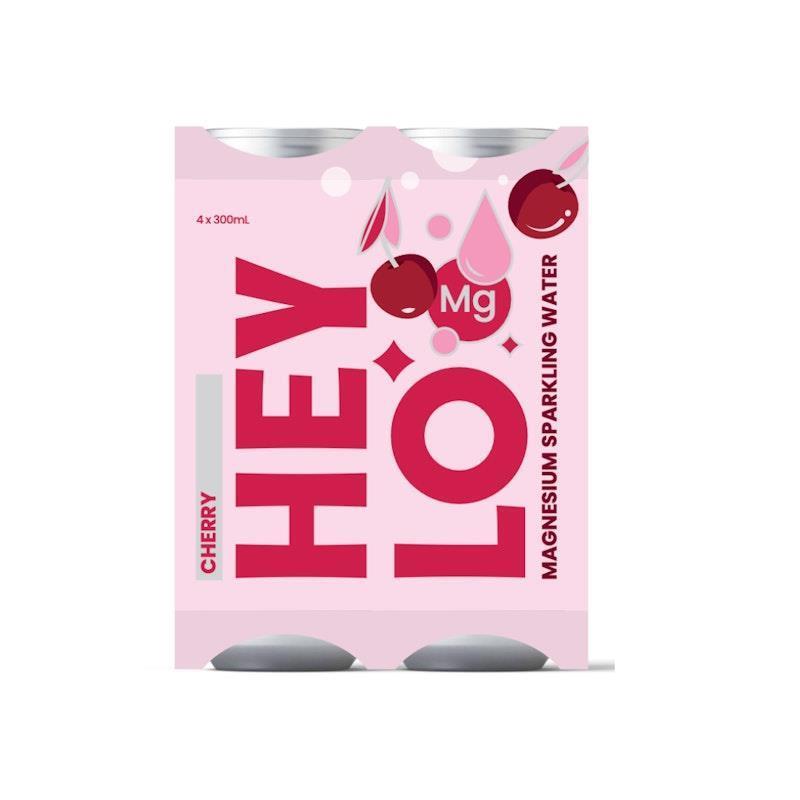 Heylo Magnesium Sparkling Water Cherry 4x300ml product image