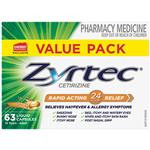 Zyrtec Liquid Capsules 63 Exclusive Size